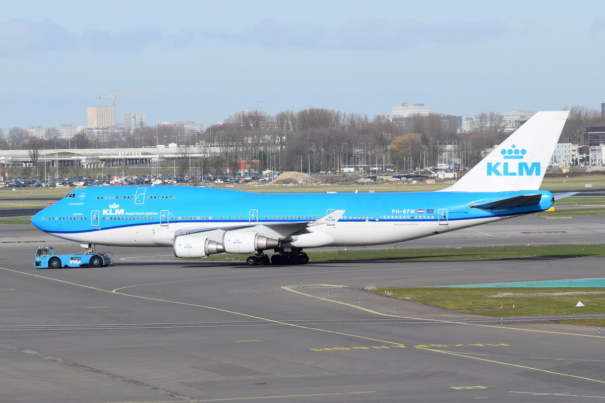 PH-BFW KLM Royal Dutch Airlines Boeing 747-406(M)  , AMS , 13.03.2017