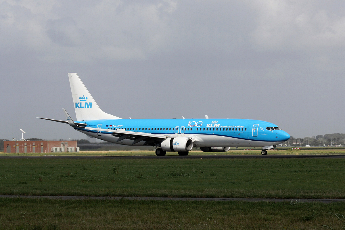 PH-BGC KLM Royal Dutch Airlines Boeing 737-8K2(WL) am 10.08.2019 in Amsterdam Schiphol.