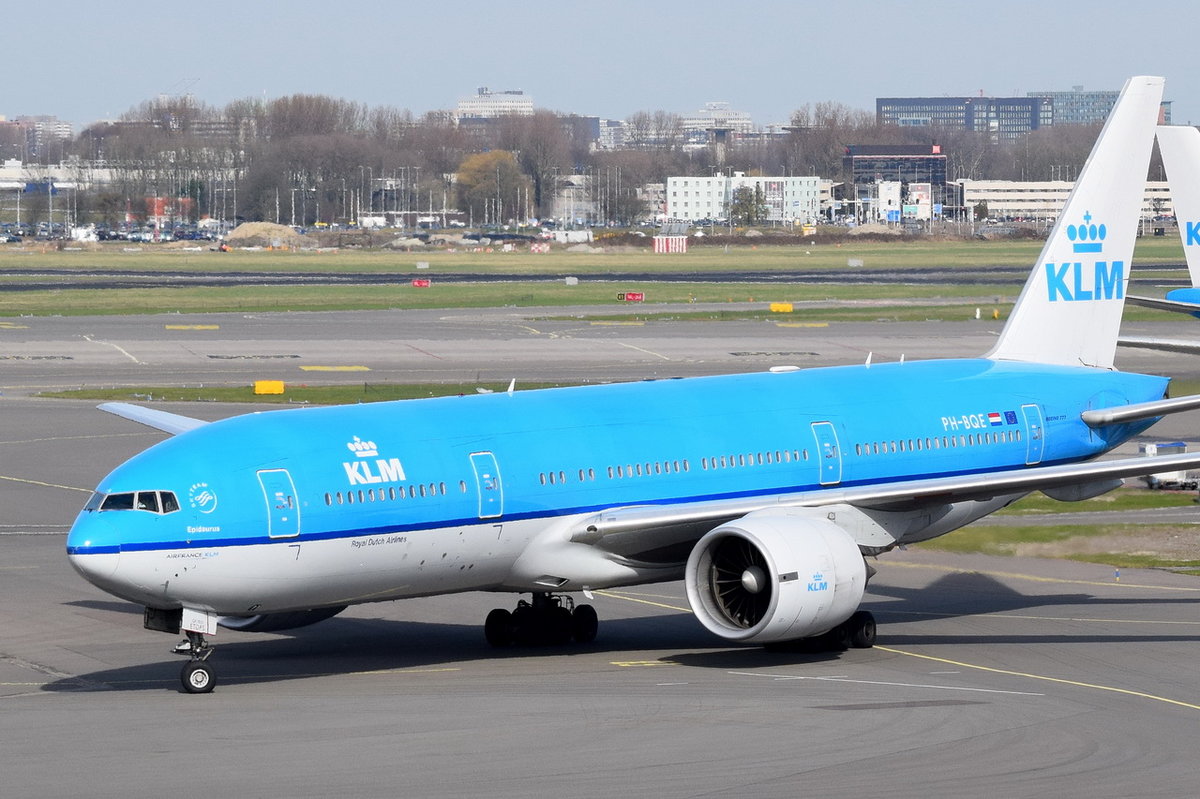 PH-BQE KLM Royal Dutch Airlines Boeing 777-206(ER)  , AMS , 12.03.2017