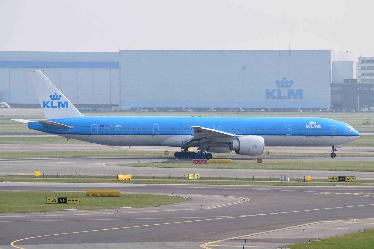 PH-BVG KLM Royal Dutch Airlines Boeing 777-306(ER)  , AMS , 14.03.2017