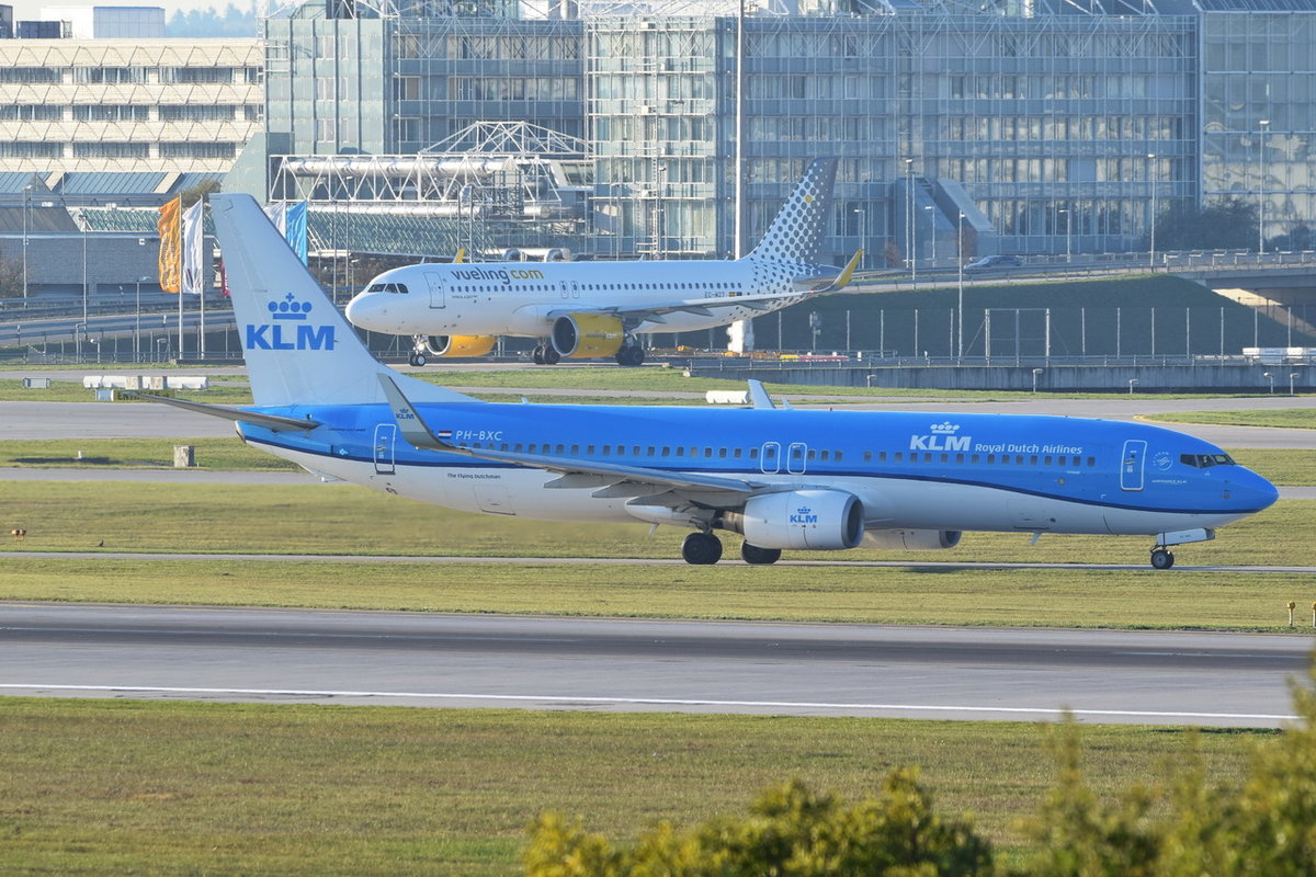 PH-BXC KLM Royal Dutch Airlines Boeing 737-8K2(WL)  , MUC , 14.10.2018