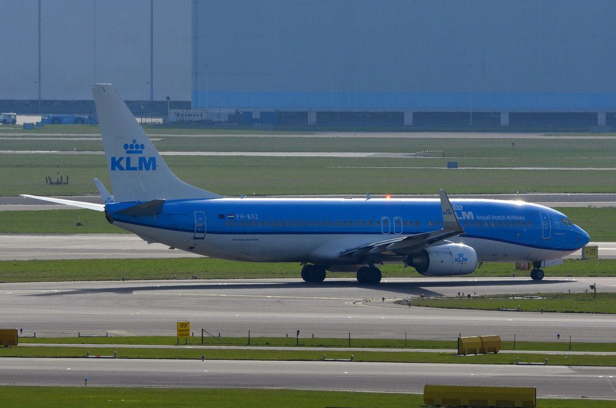 PH-BXZ KLM Royal Dutch Airlines Boeing 737-8K2(WL)  , AMS , 12.03.2017