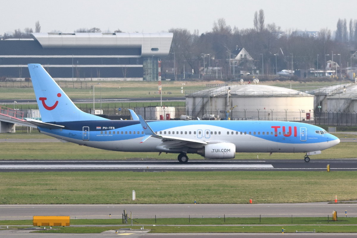 PH-TFA  TUI Airlines Netherlands Boeing 737-8K5(WL) , AMS , 11.03.2017