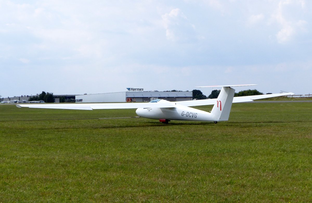 Pilatus B4, G-DCVG, Flugplatz Gera (EDAJ), 20.8.2016