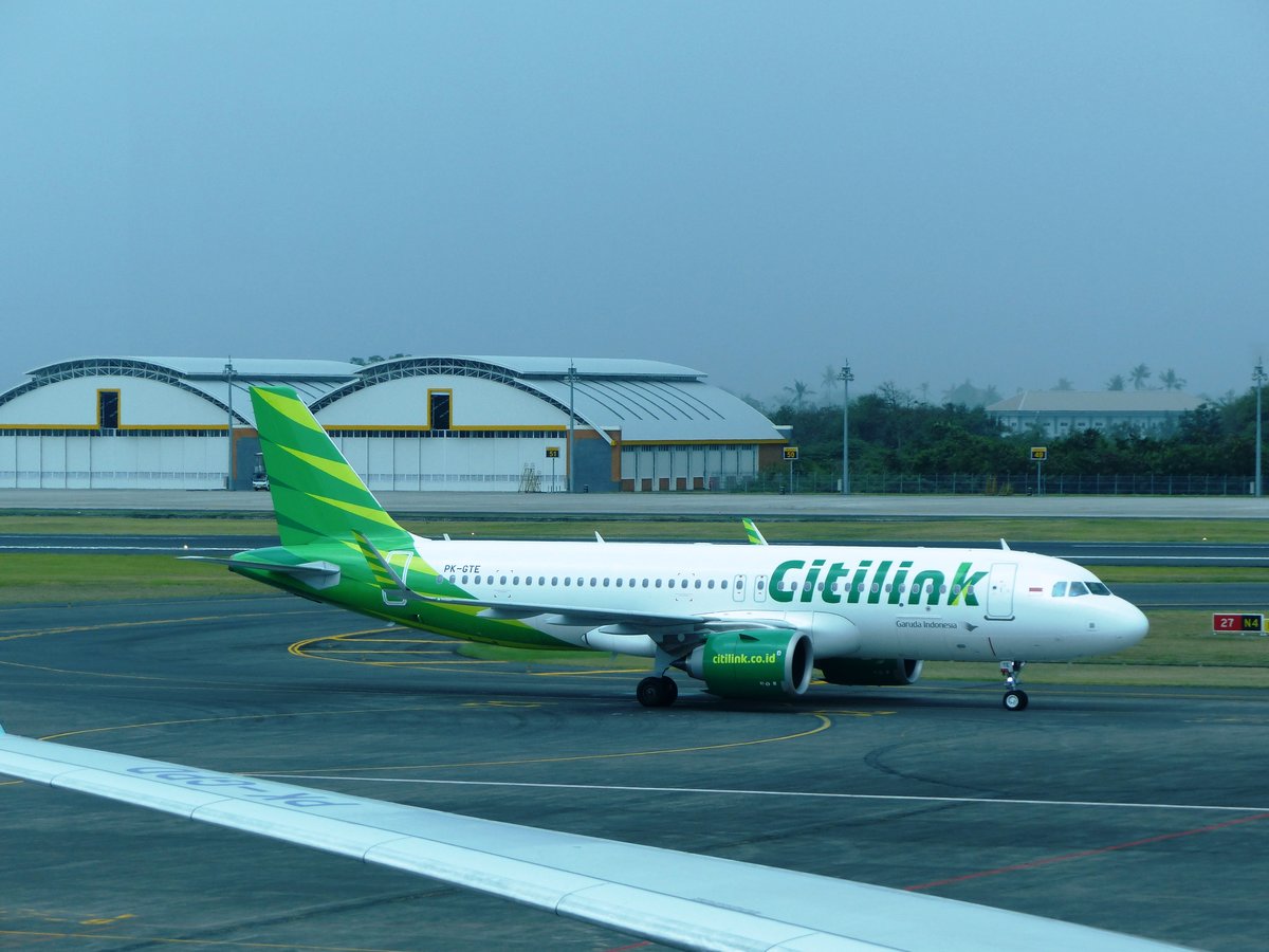 PK-GTE, Airbus A320-251N, Citilink, Denpasar International Airport (DPS), 7.10.2017