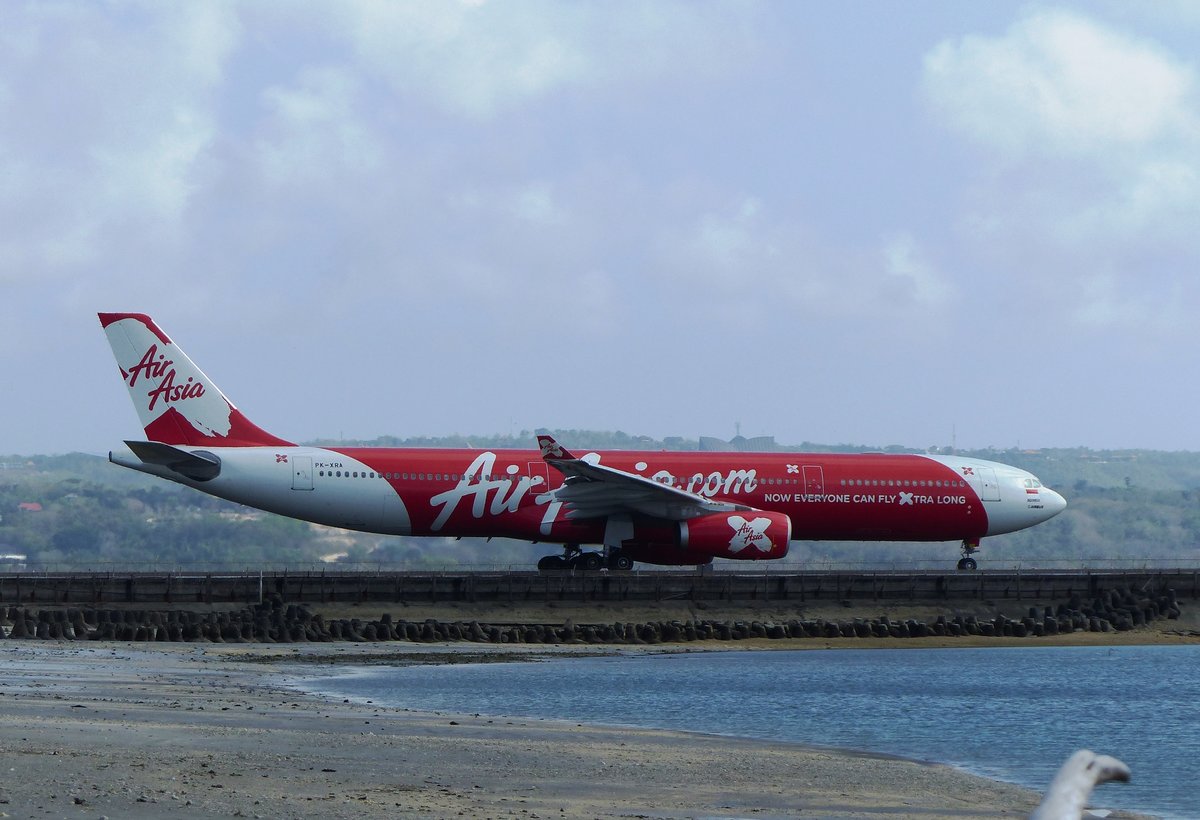 PK-XRA, Airbus A 330-343, Air Asia, Denpasar International Airport (DPS), 6.10.2017