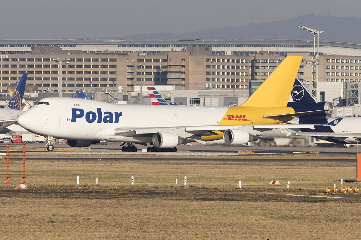 Polar Air - Cargo ( DHL ), N487MC, Boeing, B747-45EF, 14.10.2018, FRA, Frankfurt, Germany


