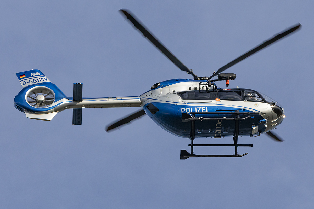 Polizei, D-HBWW, Eurocopter, EC-145-T2, 06.11.2018, STR, Stuttgart, Germany 




