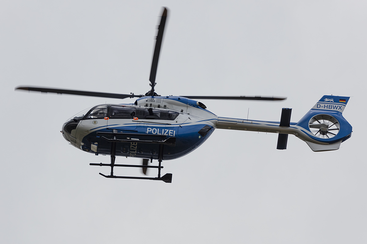 Polizei, D-HBWX, Eurocopter, EC-145-T2, 11.07.2018, STR, Stuttgart, Germany 



