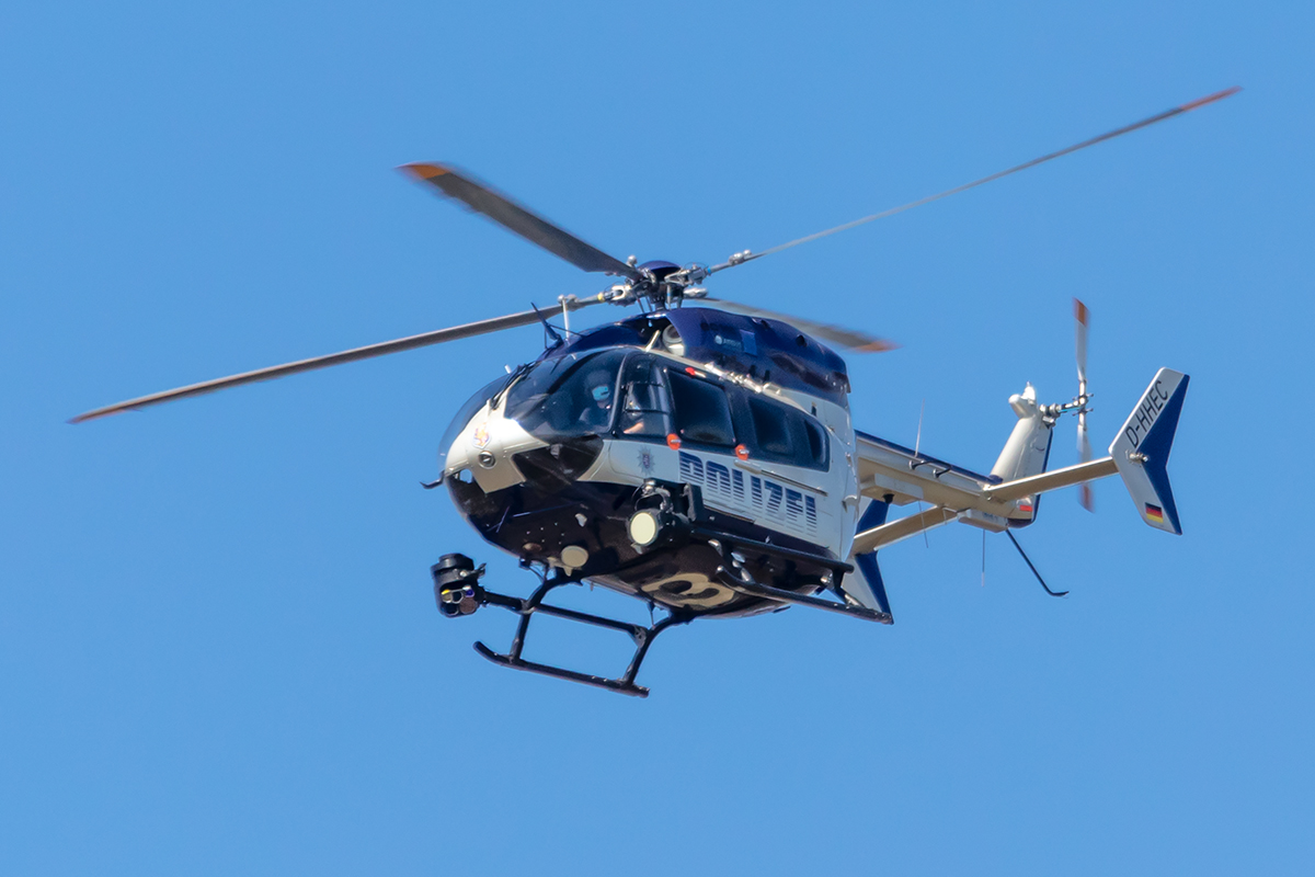 Polizei, D-HHEC, Eurocopter, EC-145, 27.04.2021, FRA, Frankfurt, Germany