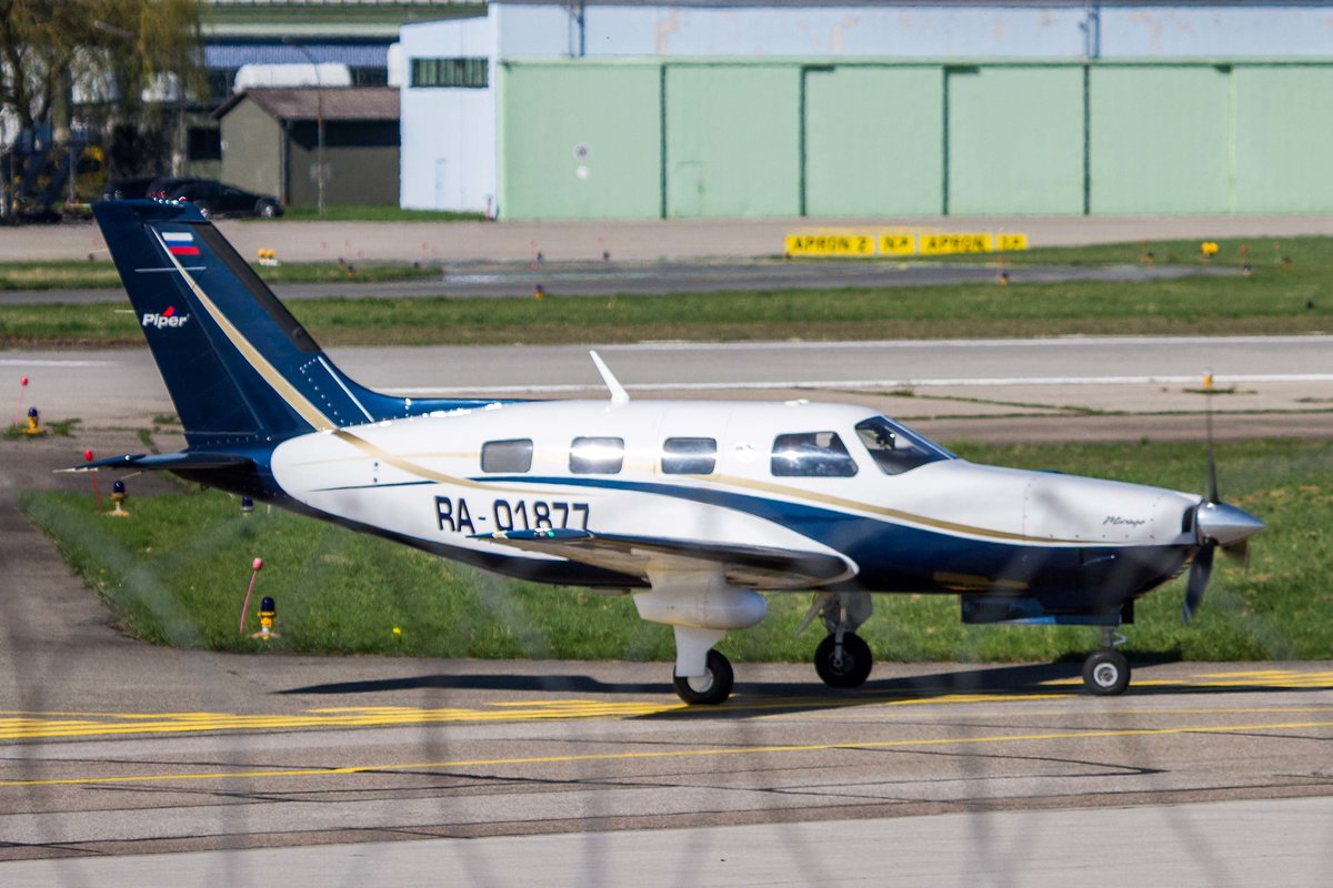 privat , RA-01877, Piper, PA-46-350 P Malibu Mirage, 09.04.2017, FMM-EDJA, Memmingen, Germany