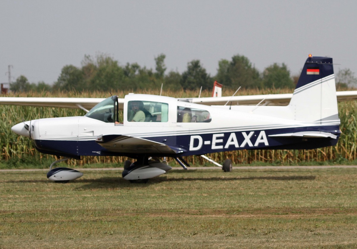 Privat, D-EAXA, American-Aviation, AA-5, 24.08.2013, EDMT, Tannheim (Tannkosh '13), Germany 