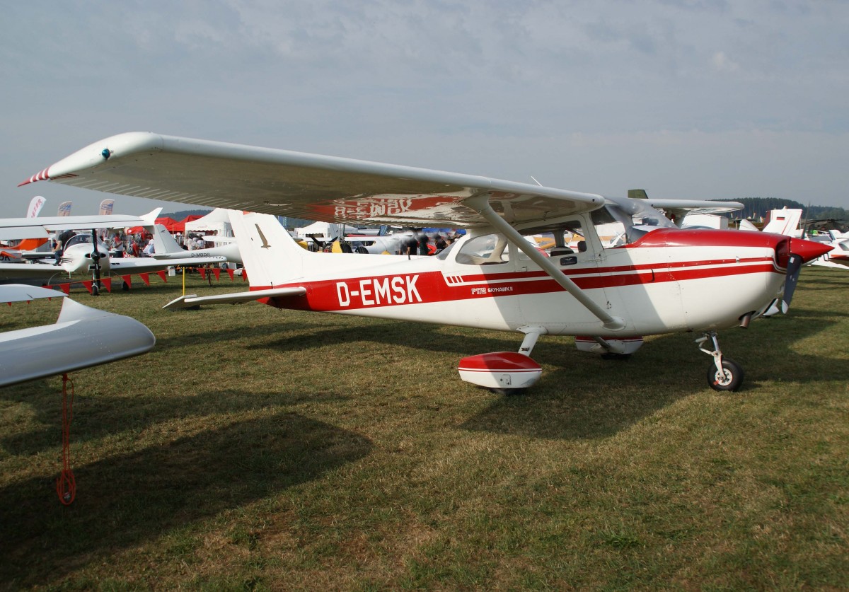 Privat, D-EMSK, Cessna, 172 M Skyhawk, 23.08.2013, EDMT, Tannheim (Tannkosh '13), Germany