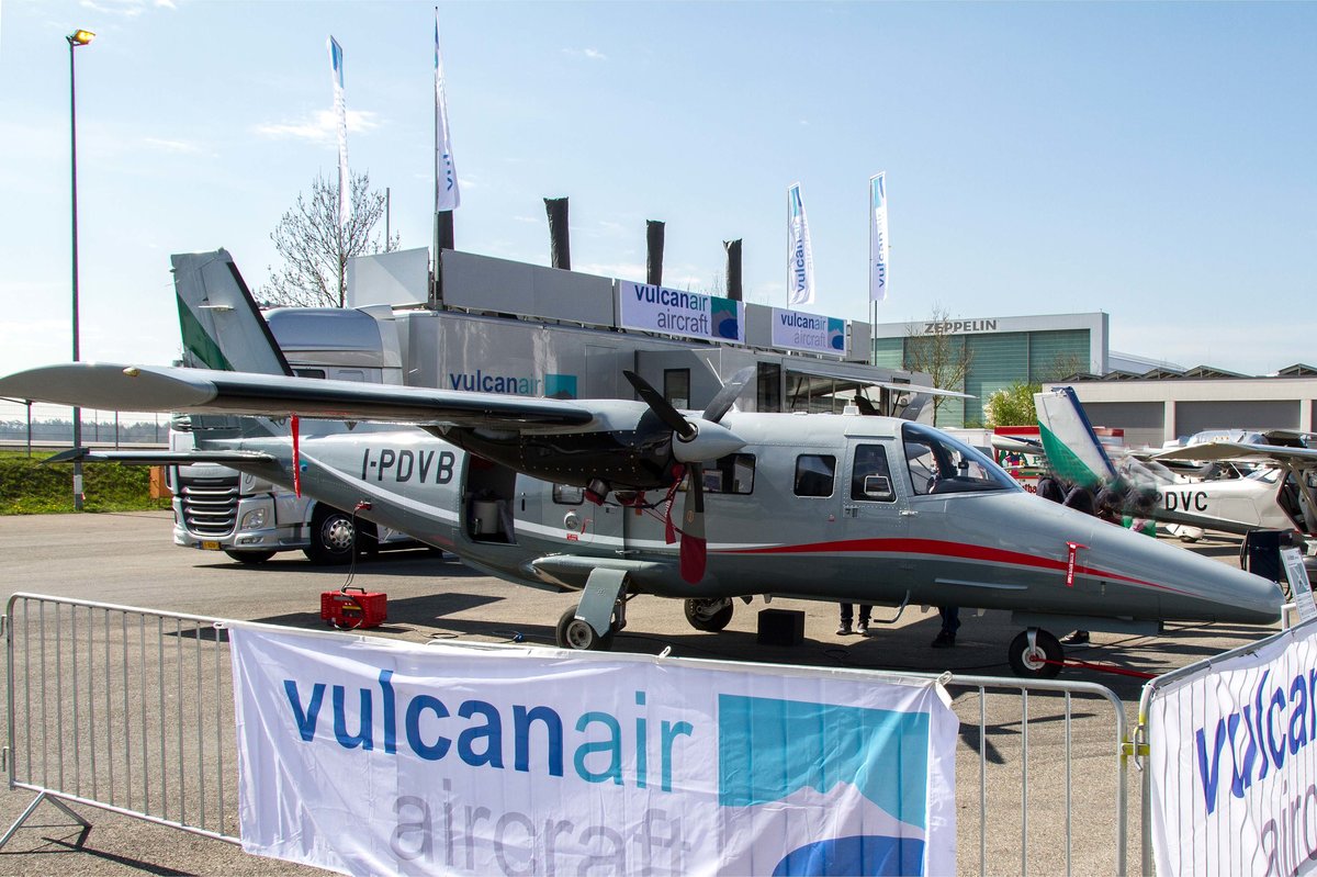privat, I-PDVB, Vulcanair, AP-68 TP-600 Viator, 07.04.2017, Aero '17, Friedrichshafen, Germany