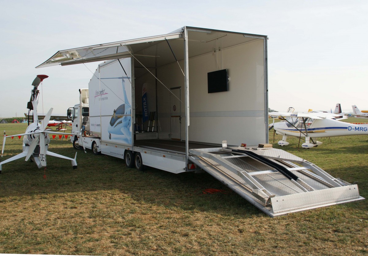 Privat, OE-XAE, FD-Composites, ArrowCopter AC-20 (neben Transportfahrzeug), 23.08.2013, EDMT, Tannheim (Tannkosh '13), Germany