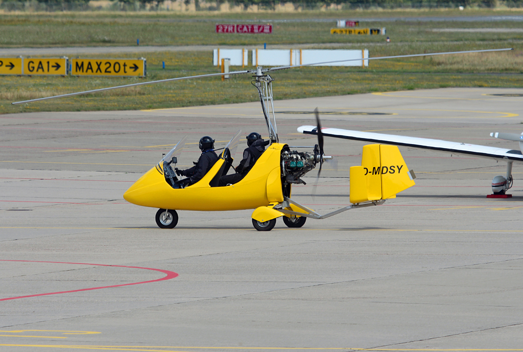 Private Autogyro MTOsport D-MDSY, aufgenommen am 10.8.2013