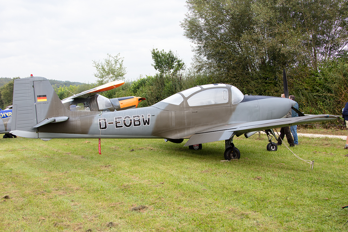 Private, D-EOBW, Piaggio, P-149, 14.09.2019, EDST, Hahnweide, Germany



