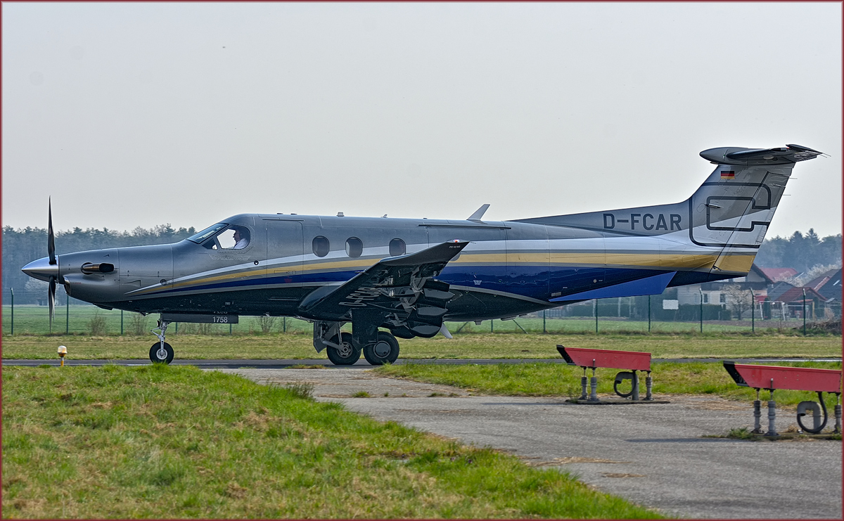 Private D-FCAR; Pilatus PC-12-47E; Maribor Flughafen MBX; 3.4.2019