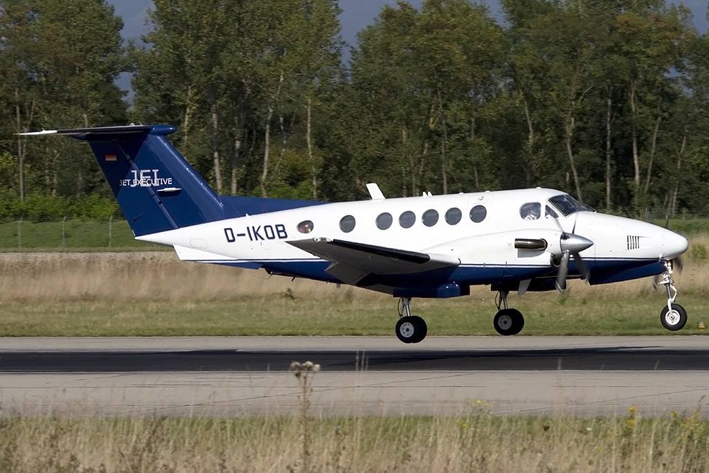 Private, D-IKOB, Beechcraft, King Air 200, 30.08.2013, BSL, Basel, Switzerland 




