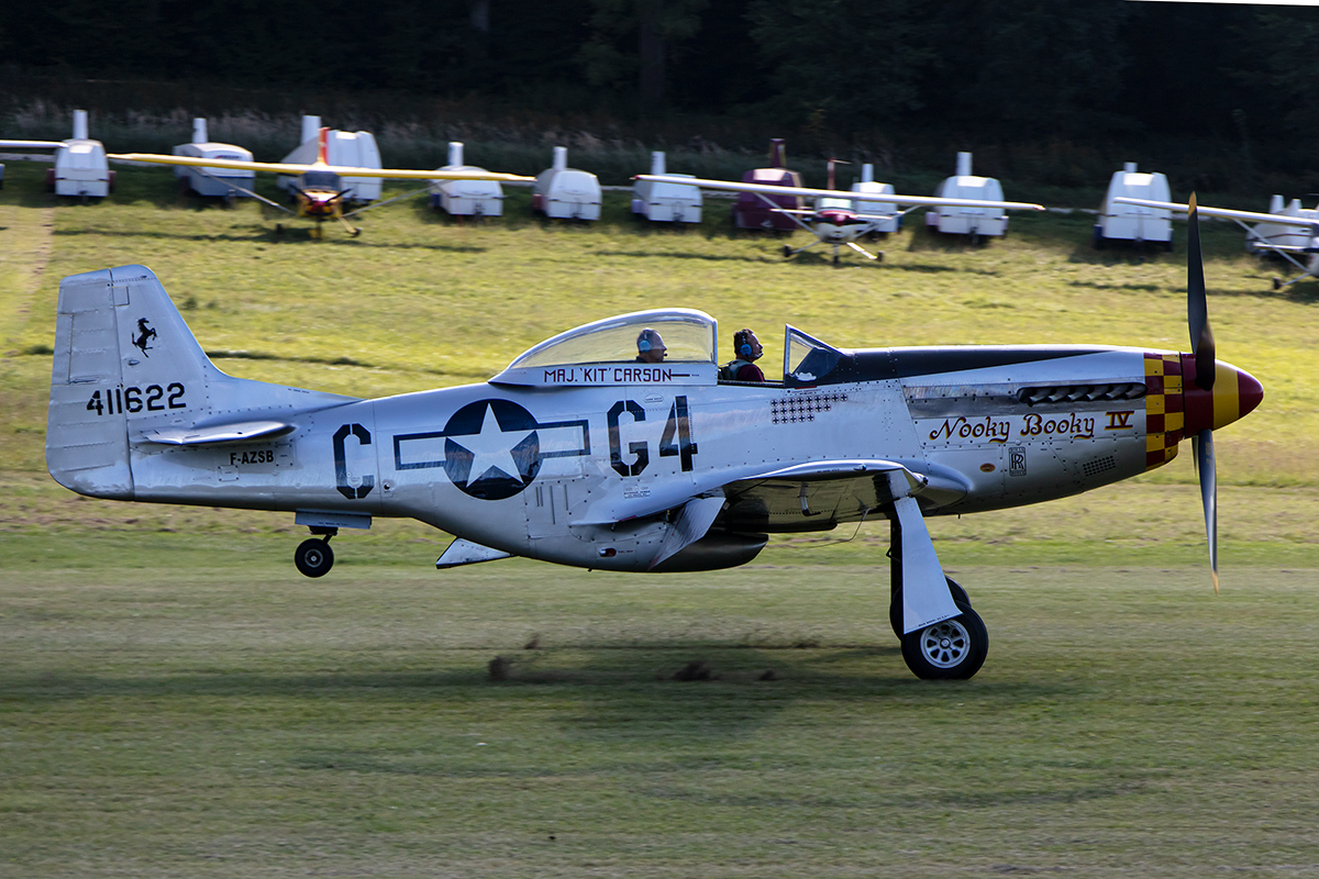 Private, F-AZSB, North-American, P-51D Mustang, 13.09.2019, EDST, Hahnweide, Germany








