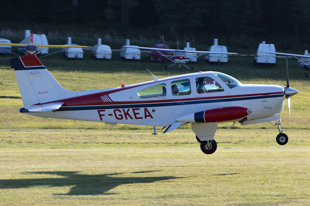 Private, F-GKEA, Beech, F33A, 13.09.2019, EDST, Hahnweide, Germany


