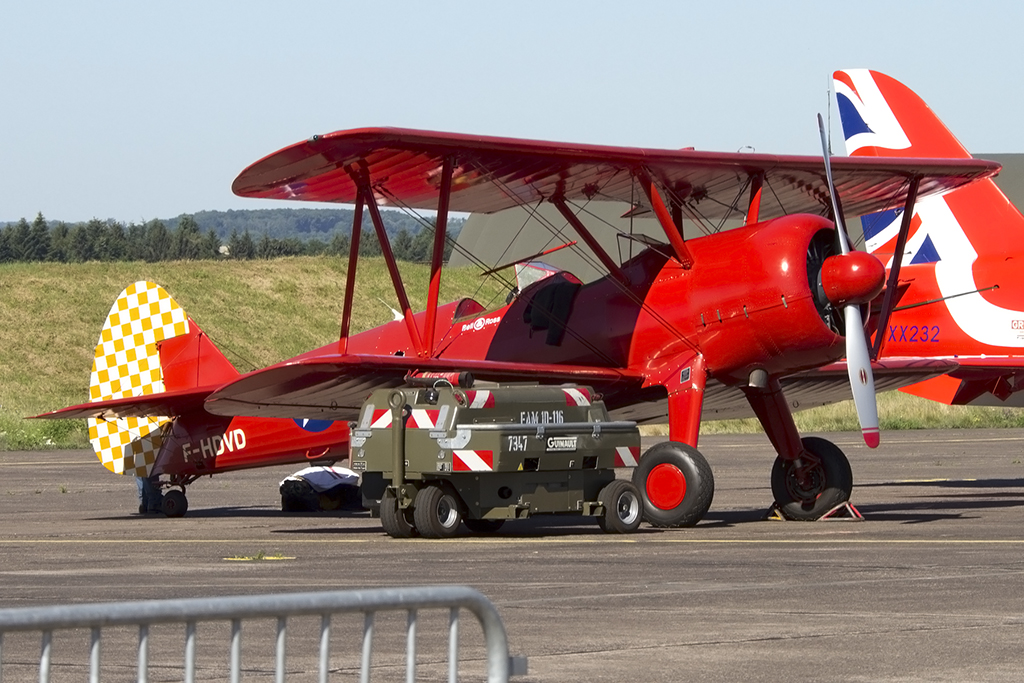 Private, F-HDVD, Boeing, PT-17 Kaydet, 28.06.2015, LFSX, Luxeuil, France 




