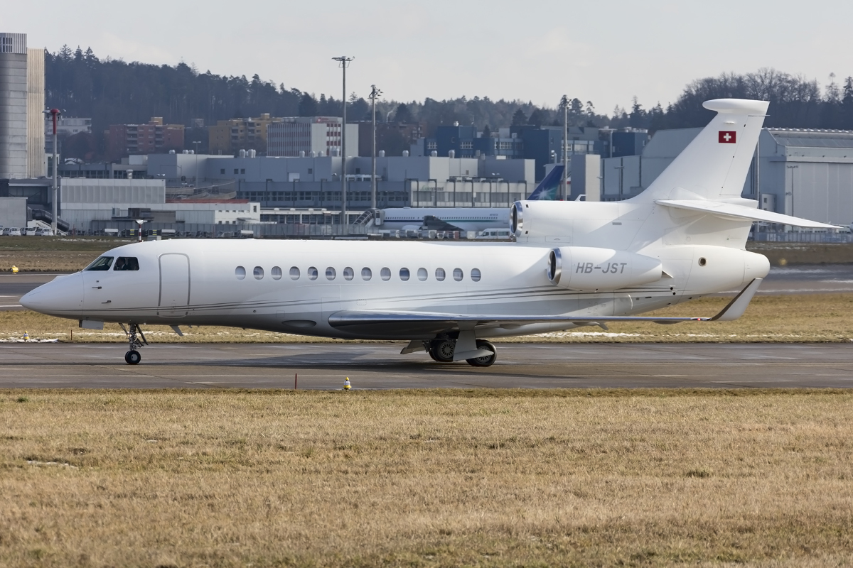 Private, HB-JST, Dassault, Falcon 7X, 23.01.2016, ZRH, Zürich, Switzerland 



