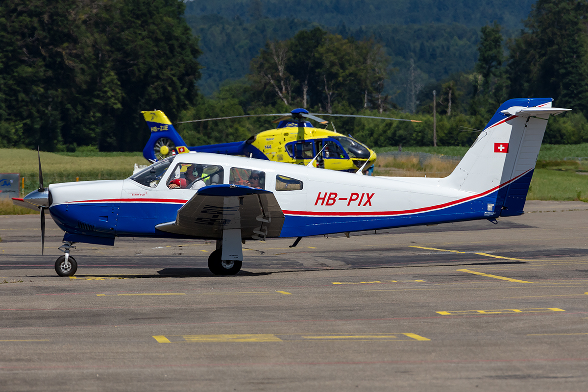 Private, HB-PIX, Piper, PA-28RT-201 Arrow IV, 26.06.2021, LSZT, Birrfeld, Switzerland