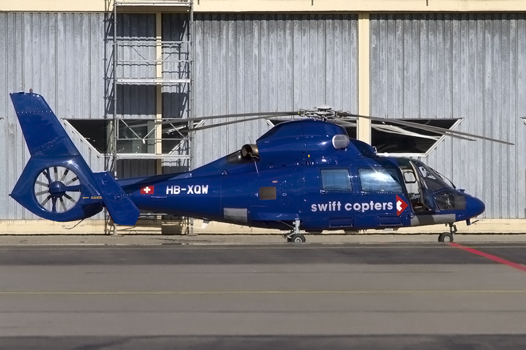 Private, HB-XQW, Aerospatiale, AS-365N1 Dauphin 2, 02.03.2014, GVA, Geneve, Switzerland 



