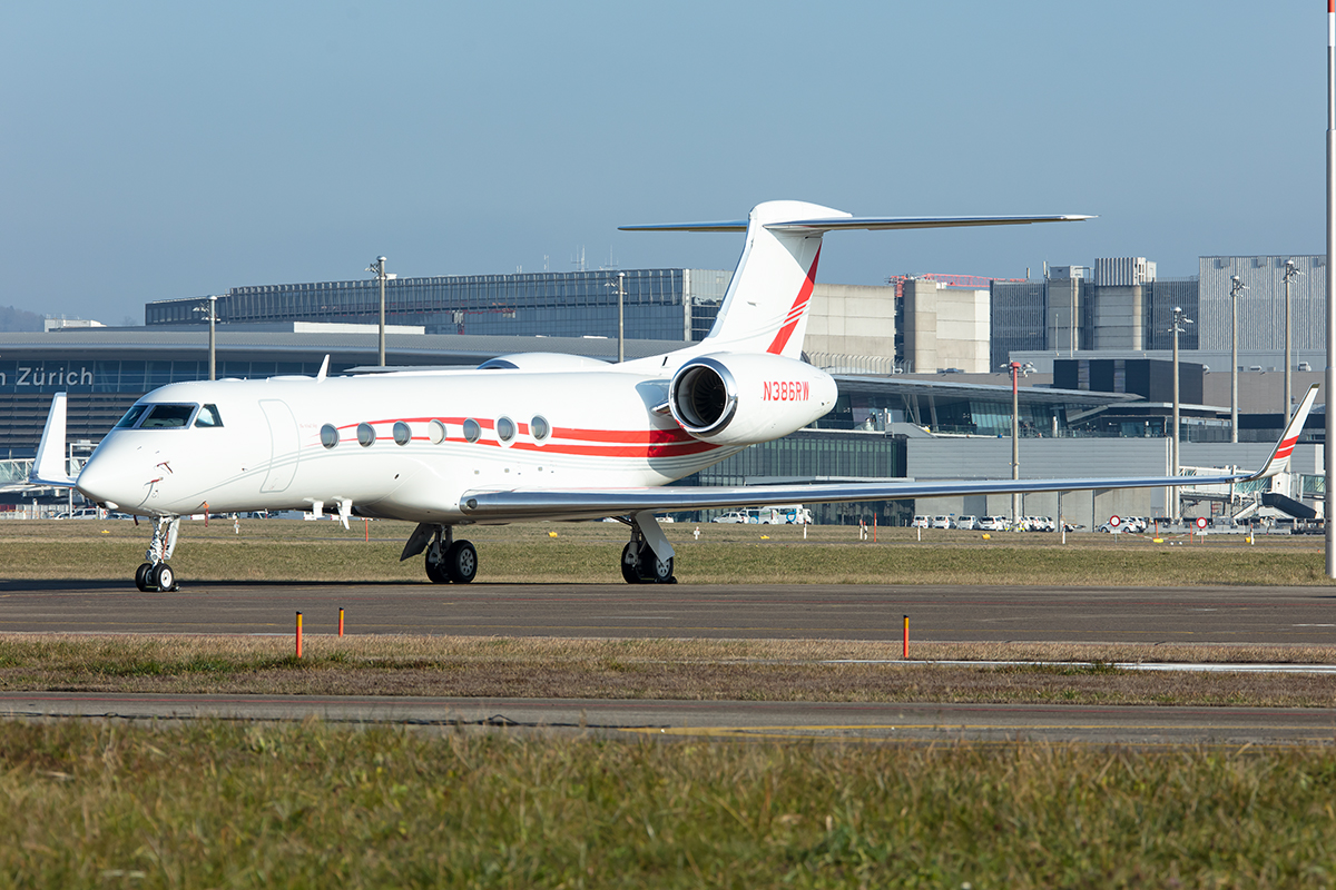 Private, N386RW, Gulfstream, G-550, 21.01.2020, ZRH, Zürich, Switzerland



