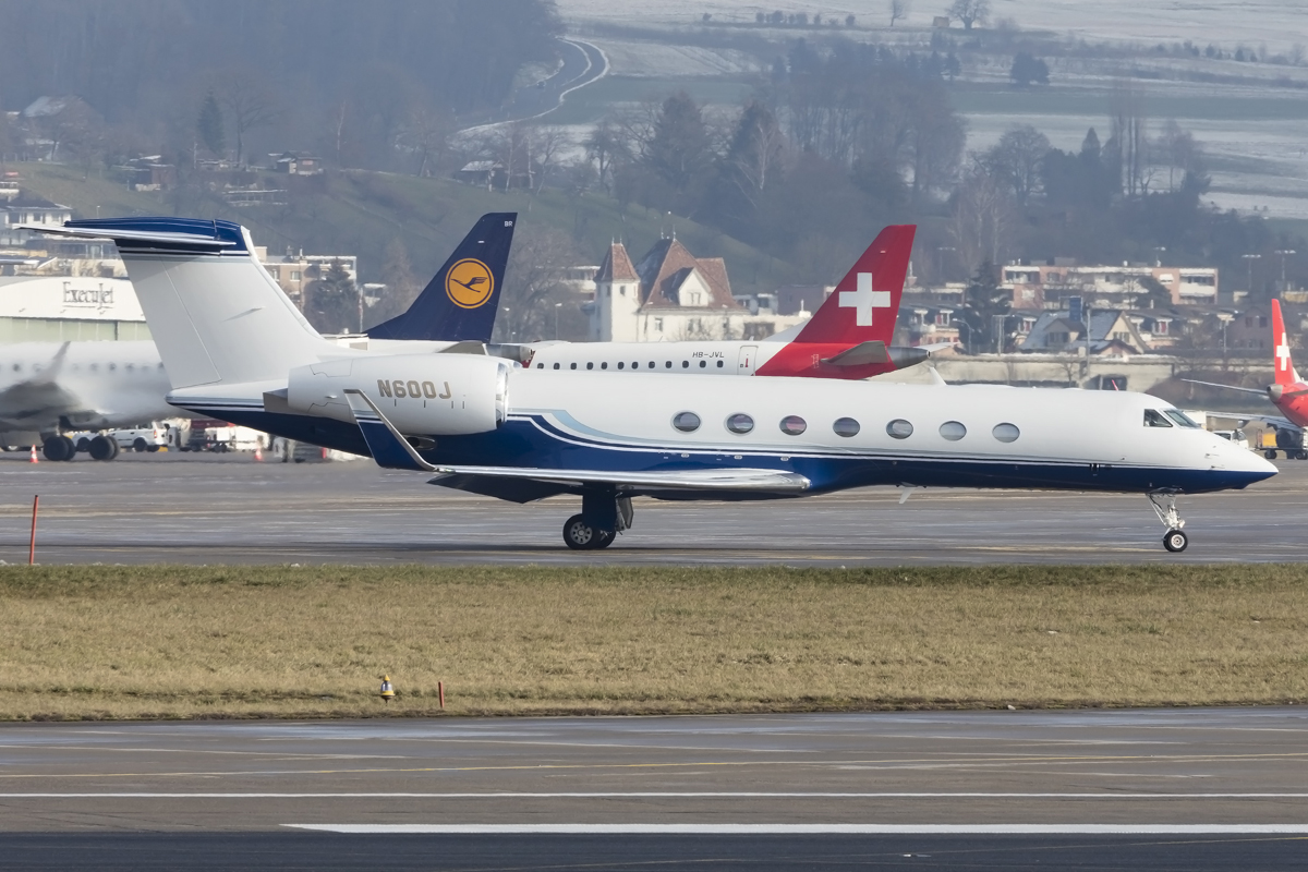 Private, N600J, Gulfstream, G-550, 23.01.2016, ZRH, Zürich, Switzerland 



