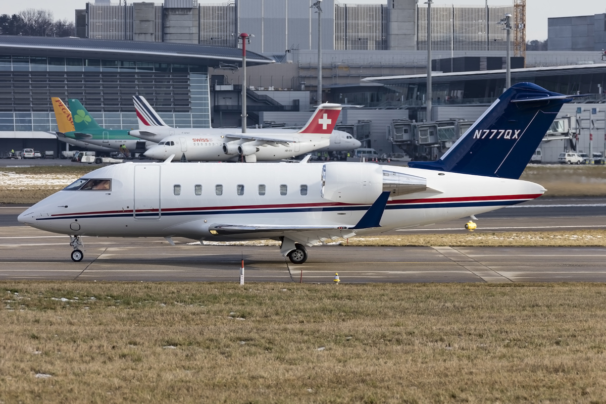 Private, N777QX, Bombardier, CL-600-2B16 Challenger 605, 23.01.2016, ZRH, Zürich, Switzerland 



