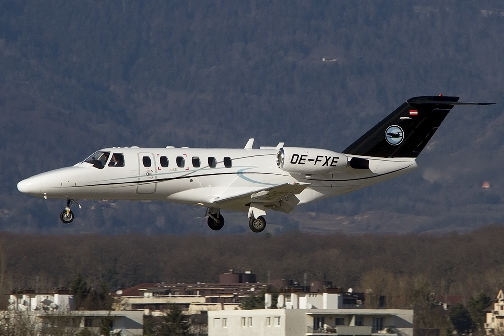 Private, OE-FXE, Cessna, 525A CJ2, 13.01.2015, GVA, Geneve, Switzerland 



