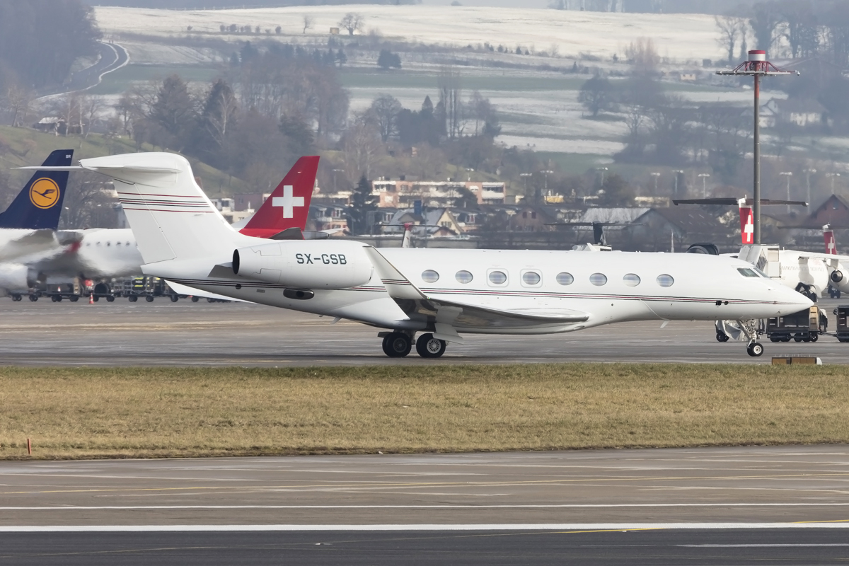 Private, SX-GSB, Gulfstream, G-650, 23.01.2016, ZRH, Zürich, Switzerland




