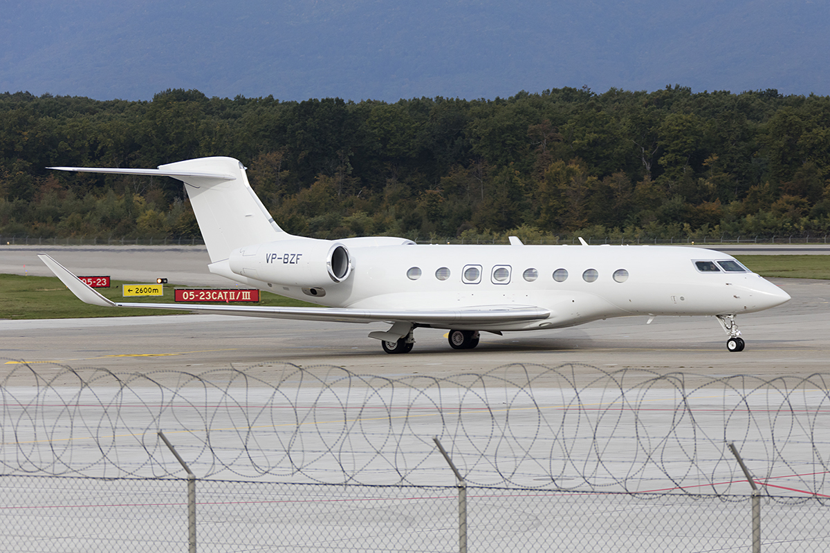 Private, VP-BZF, Gulfstream, G-650, 24.09.2017, GVA, Geneve, Switzerland 




