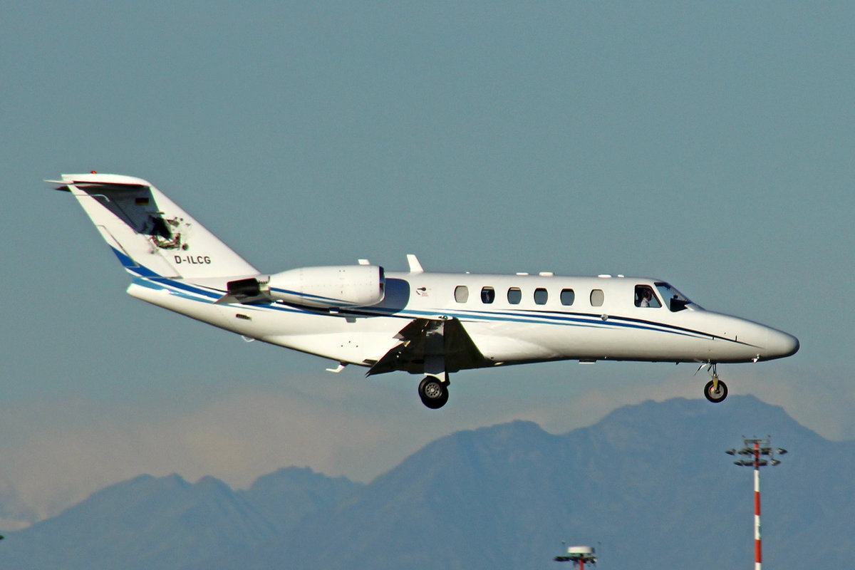 ProAir Aviation , D-ILCG, Cessna 525 Citation Jet2, msn: 525A-0230, 28.September 2020, MXP Milano-Malpensa, Italy.