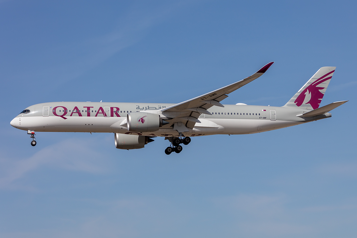 Qatar Airways, A7-AMF, Airbus, A350-941, 29.03.2021, FRA, Frankfurt, Germany