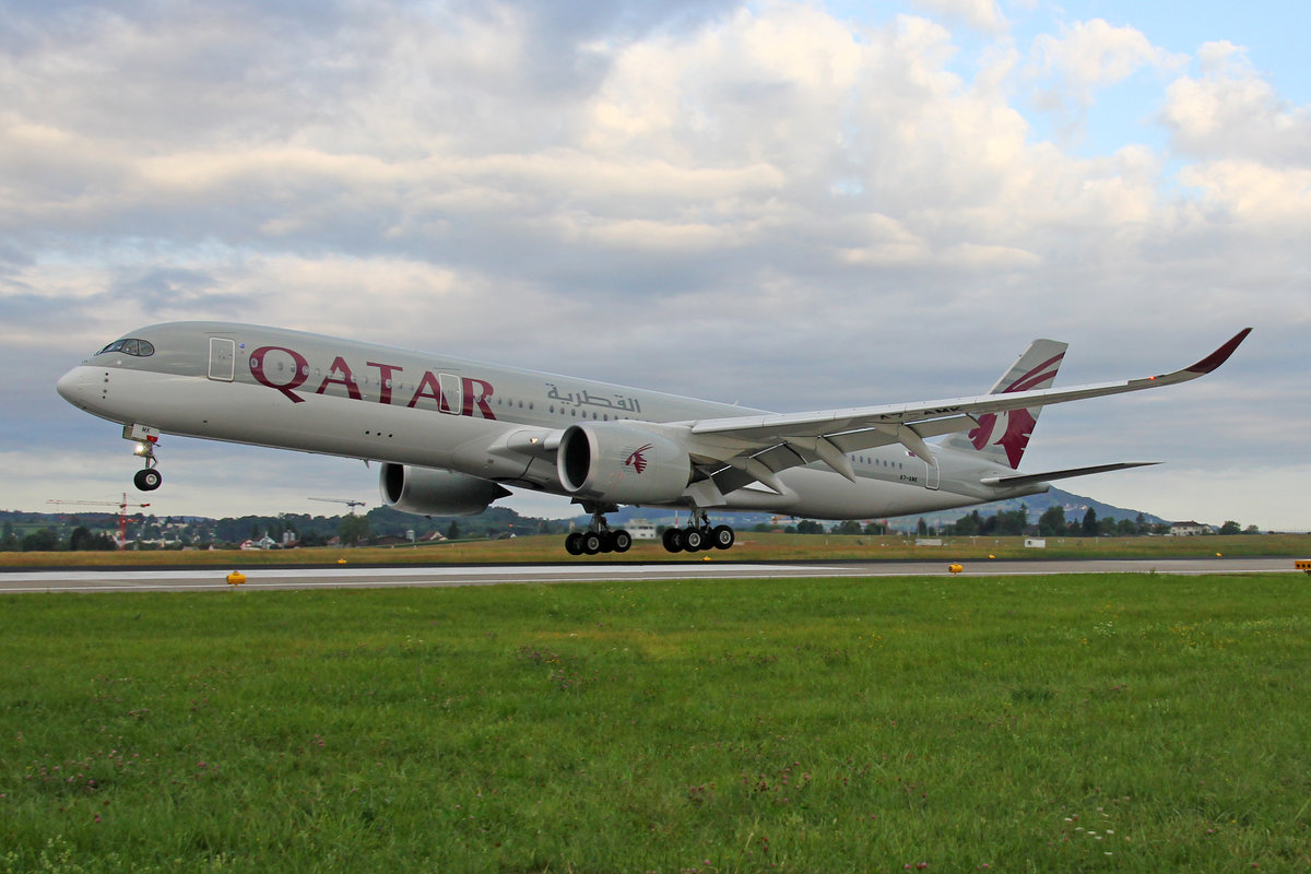 Qatar Airways, A7-AMK, Airbus A350-941, msn: 249, 01.August 2019, ZRH Zürich, Switzerland.