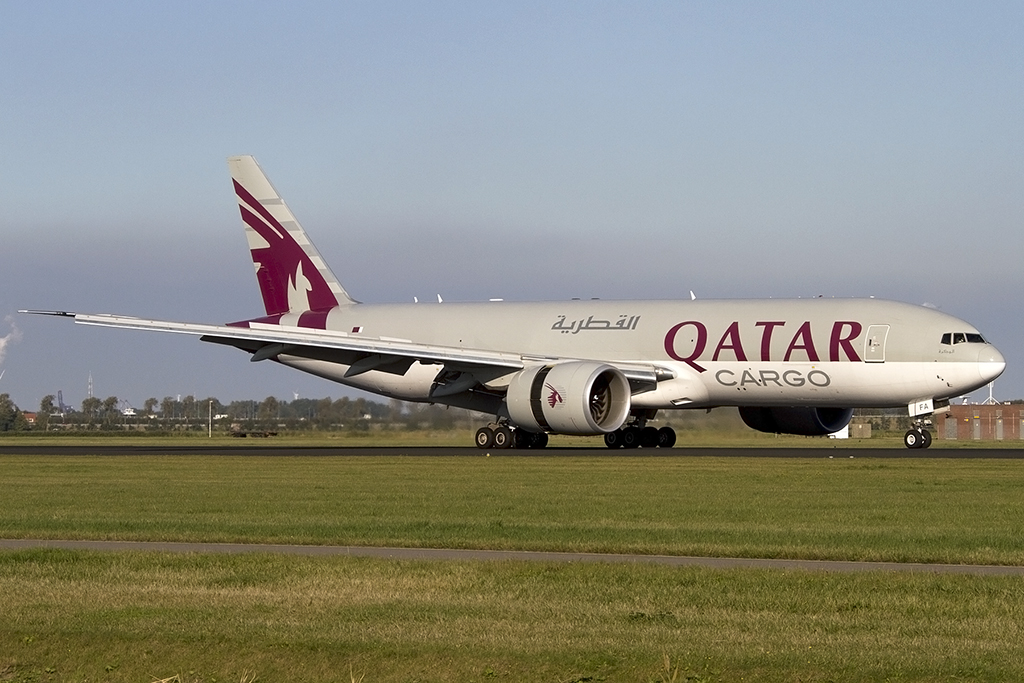 Qatar Airways Cargo, A7-BFA, Boeing, B777-BFA, 06.10.2013, AMS, Amsterdam, Netherlands 




