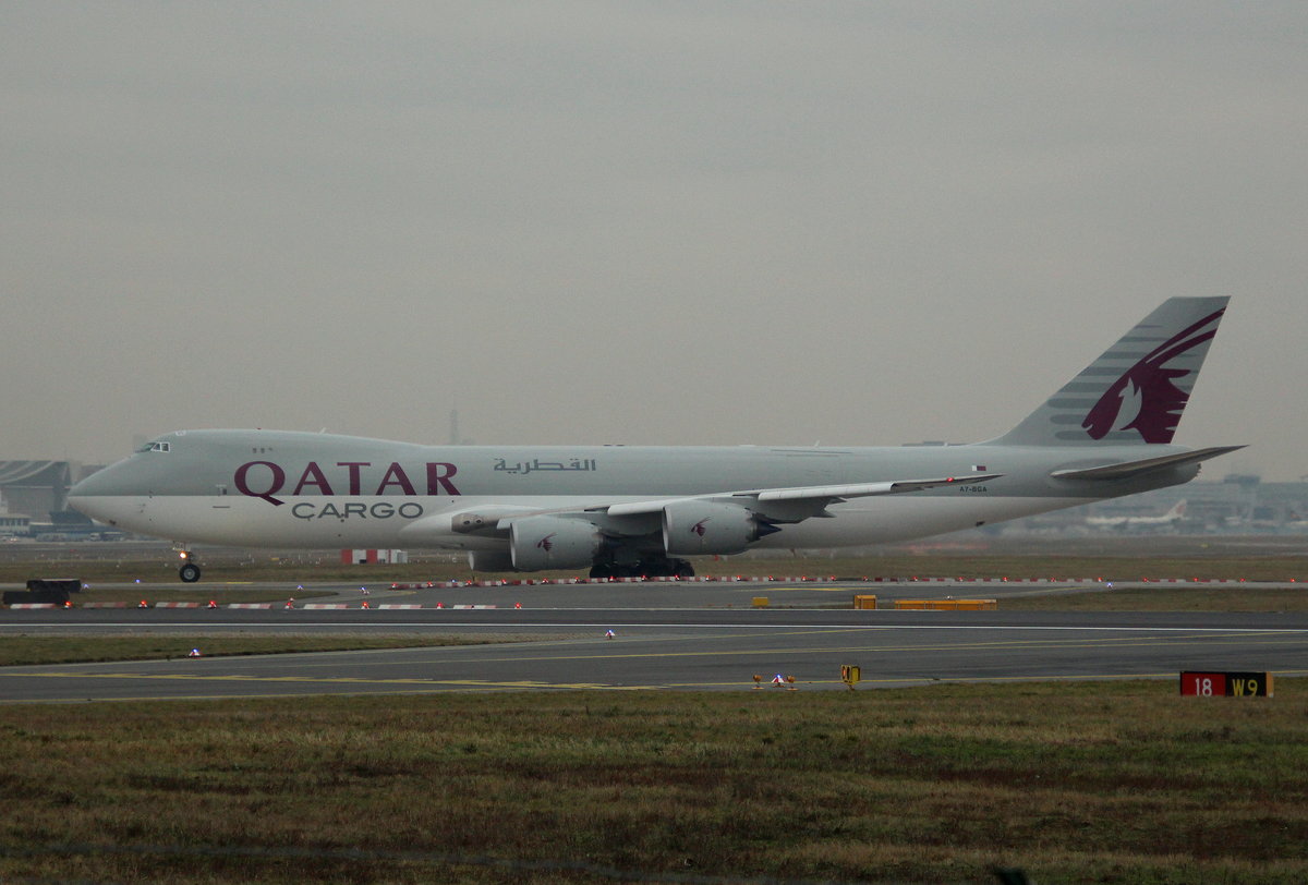 Qatar Cargo, A7-BGA, MSN 37564, Boeing 747-8UF, 13.01.2018,FRA-EDDF, Frankfurt, Germany 