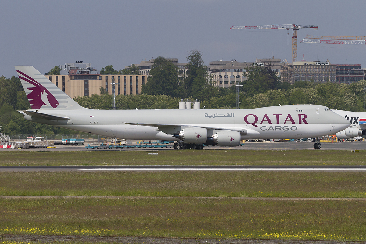 QatarAirways Cargo, A7-BGB, Boeing, B747-8F, 20.05.2018, LUX, Luxemburg, Luxemburg 




