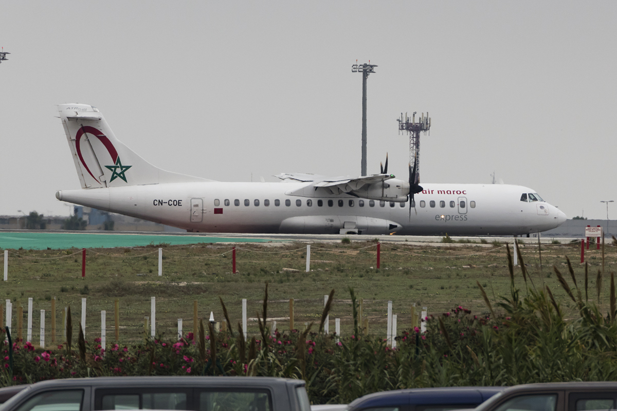 Royal Air Maroc - Express, CN-COE, ATR, ATR-72-212, 22.10.2016, AGP, Malaga, Spain 


