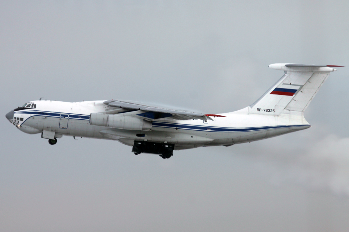 Russian Air Force IL-76TD RA-76325 beim Takeoff 07R in SVO / UUEE / Moskau Sheremetyevo am 20.03.2014