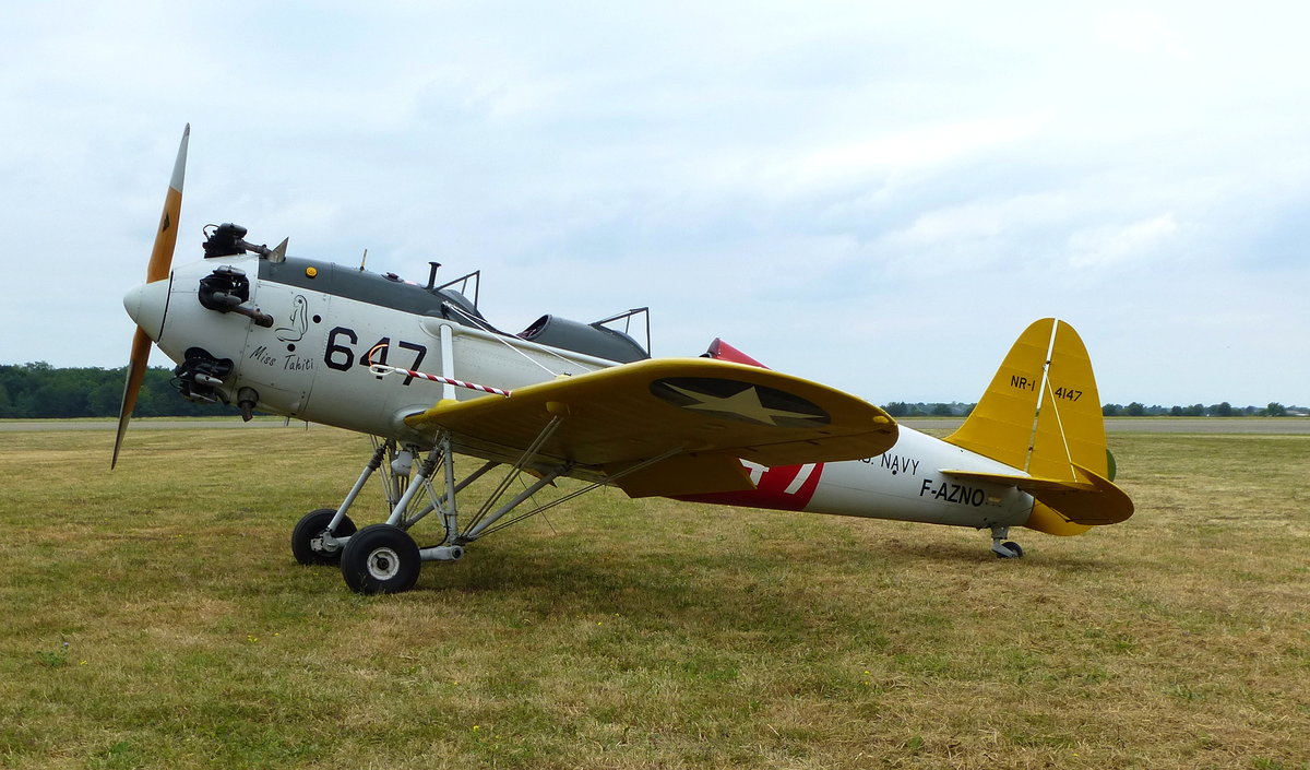 Ryan PT-22, F-AZNO, US-amerikanischer Trainer, Baujahr 1941, Vmax.200Km/h, Flugplatzfest Bremgarten, Juni 2017