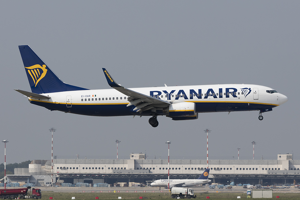 Ryanair, EI-DAR, Boeing, B737-8AS, 06.09.2018, MXP, Mailand, Italy



