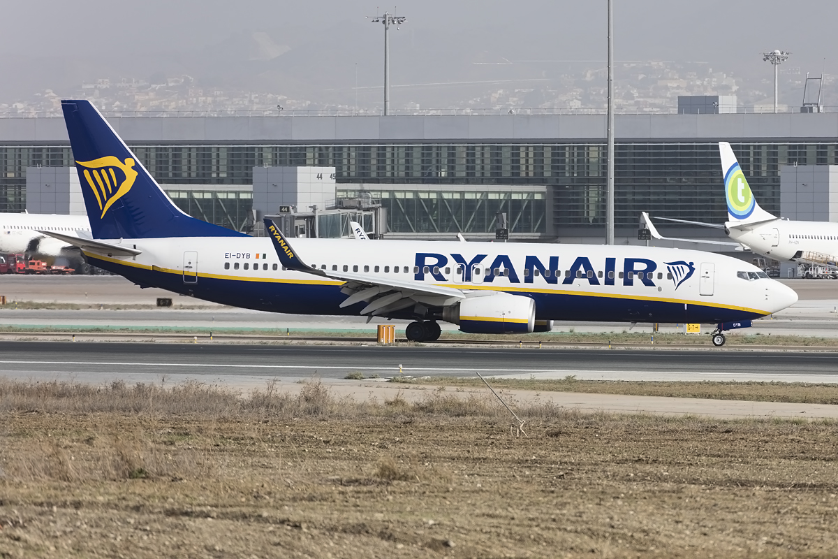 Ryanair, EI-DYB, Boeing, B737-8AS, 27.10.2016, AGP, Malaga, Spain 



