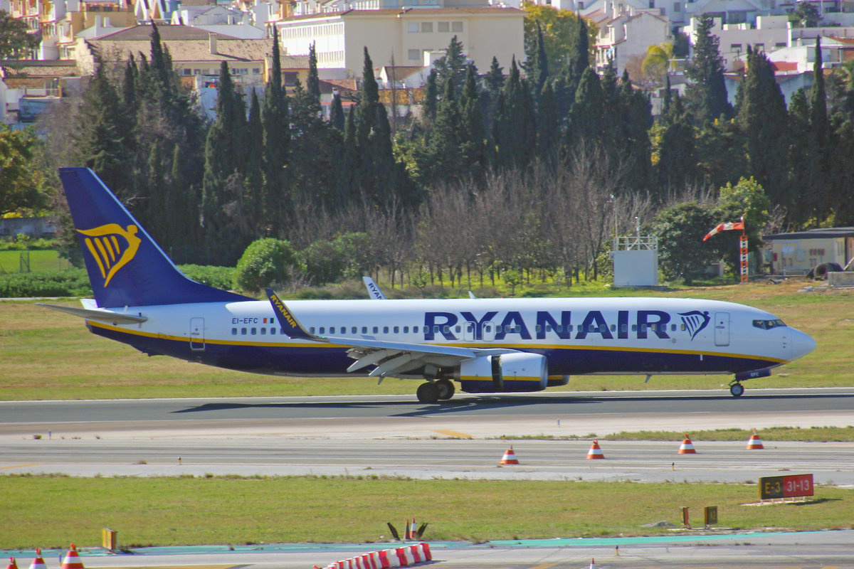Ryanair, EI-EFC, Boeing B737-8AS, msn: 35015/2901, 03.Februar 2019, AGP Málaga-Costa del Sol, Spain.