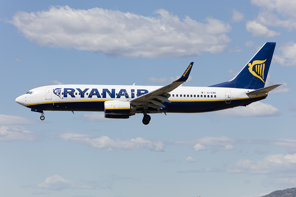 Ryanair, EI-ENE, Boeing, B737-8AS, 10.09.2017, BCN, Barcelona, Spain 


