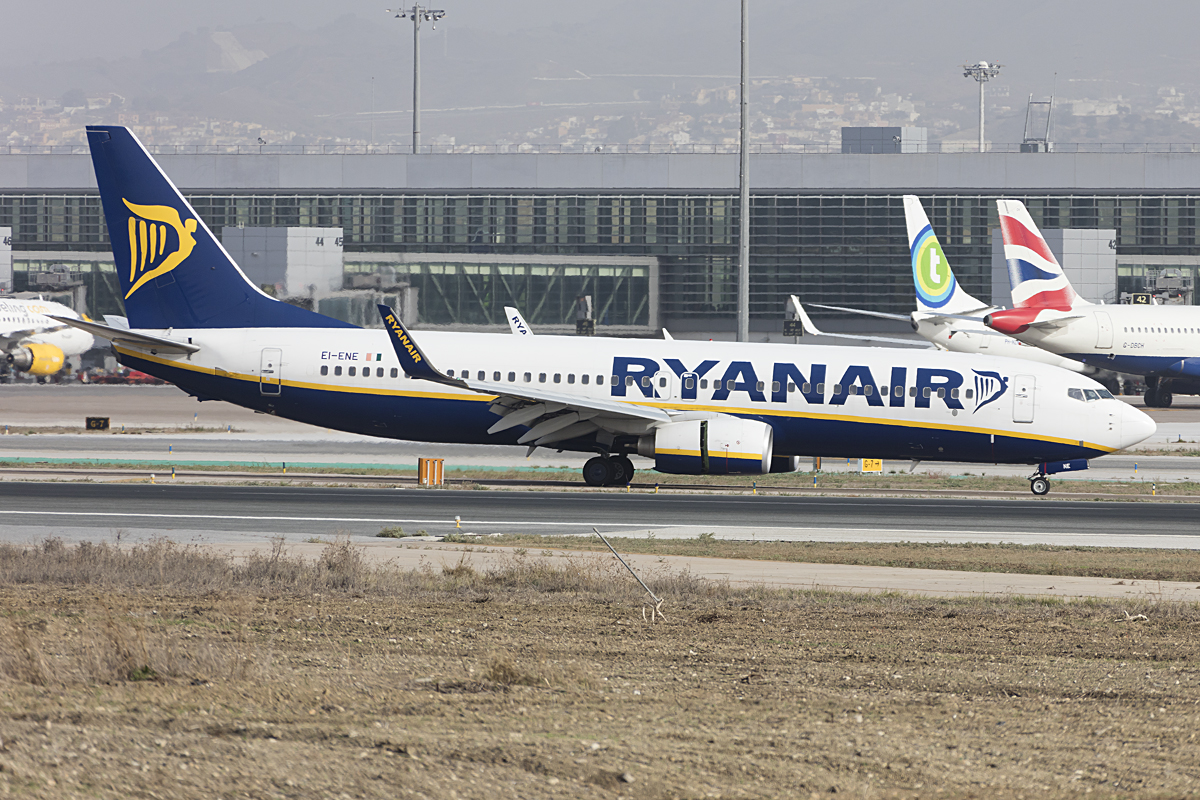 Ryanair, EI-ENE, Boeing, B737-8AS, 27.10.2016, AGP, Malaga, Spain 


