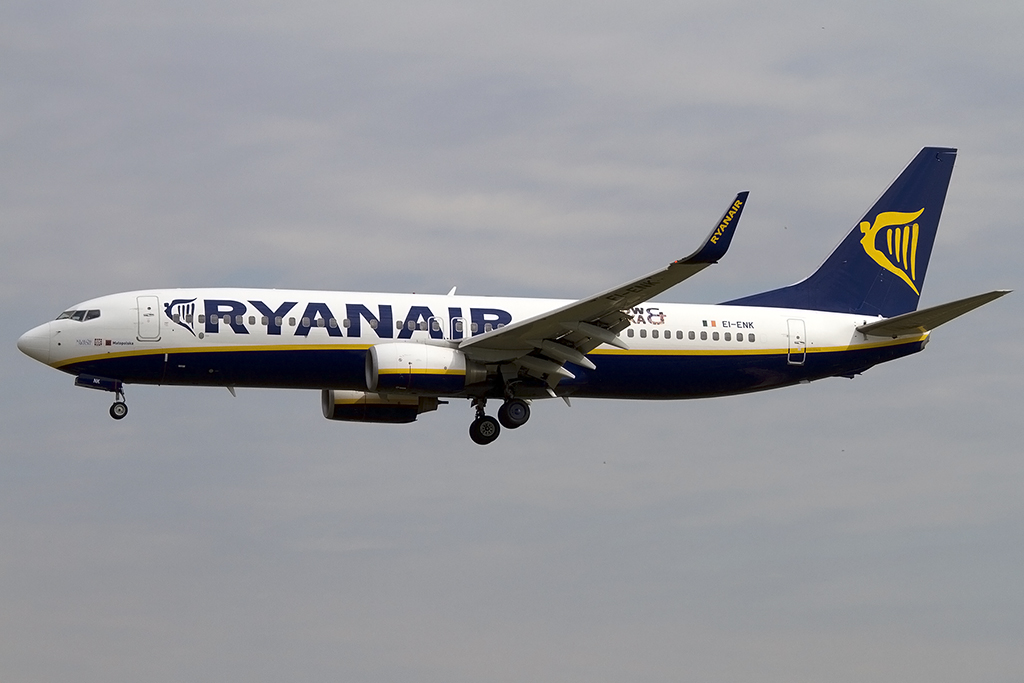 Ryanair, EI-ENK, Boeing, B737-8AS, 02.06.2014, BCN, Barcelona, Spain 




